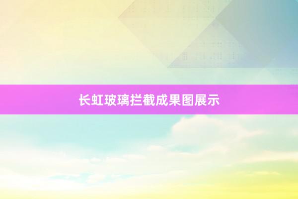 长虹玻璃拦截成果图展示